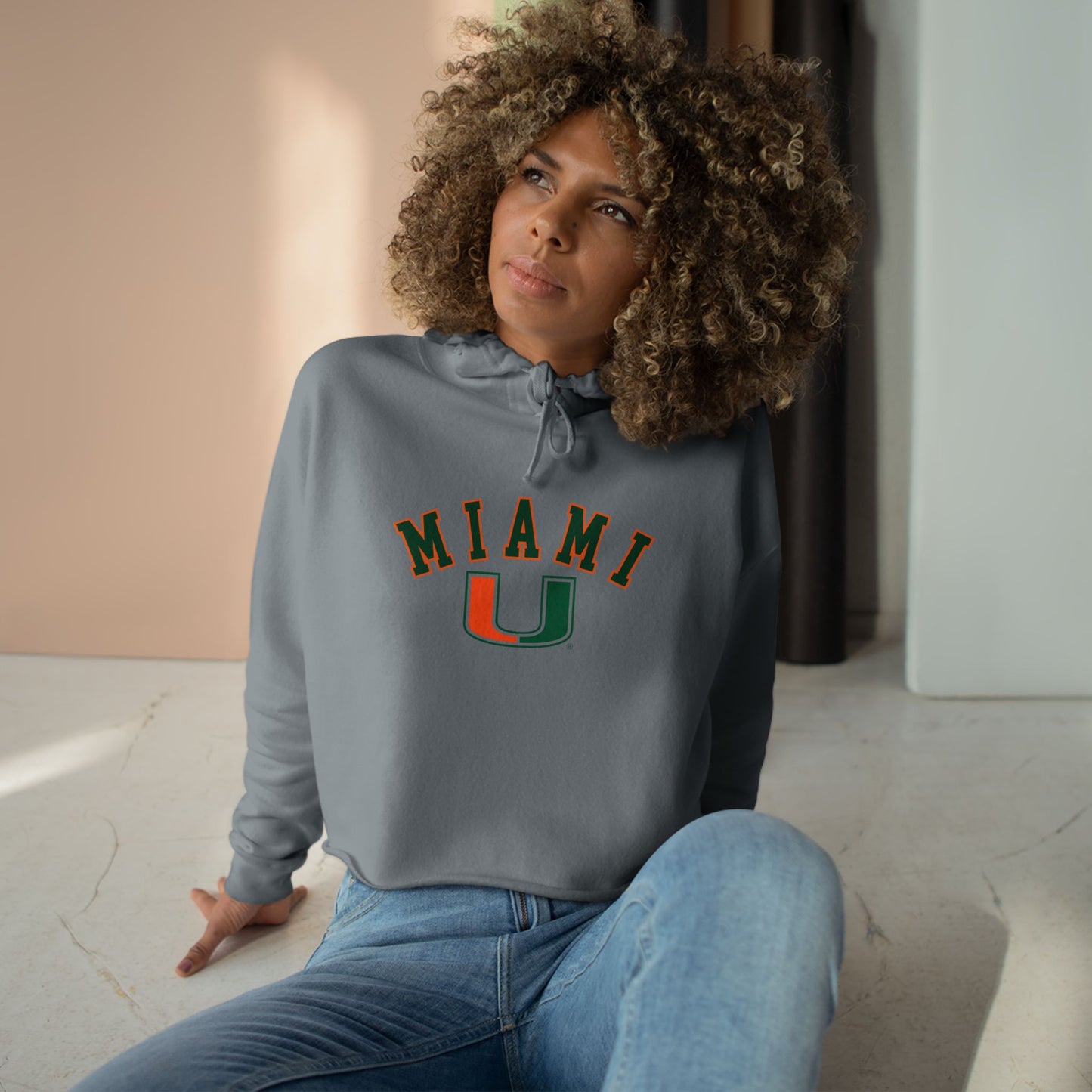 Miami Crop Hoodie